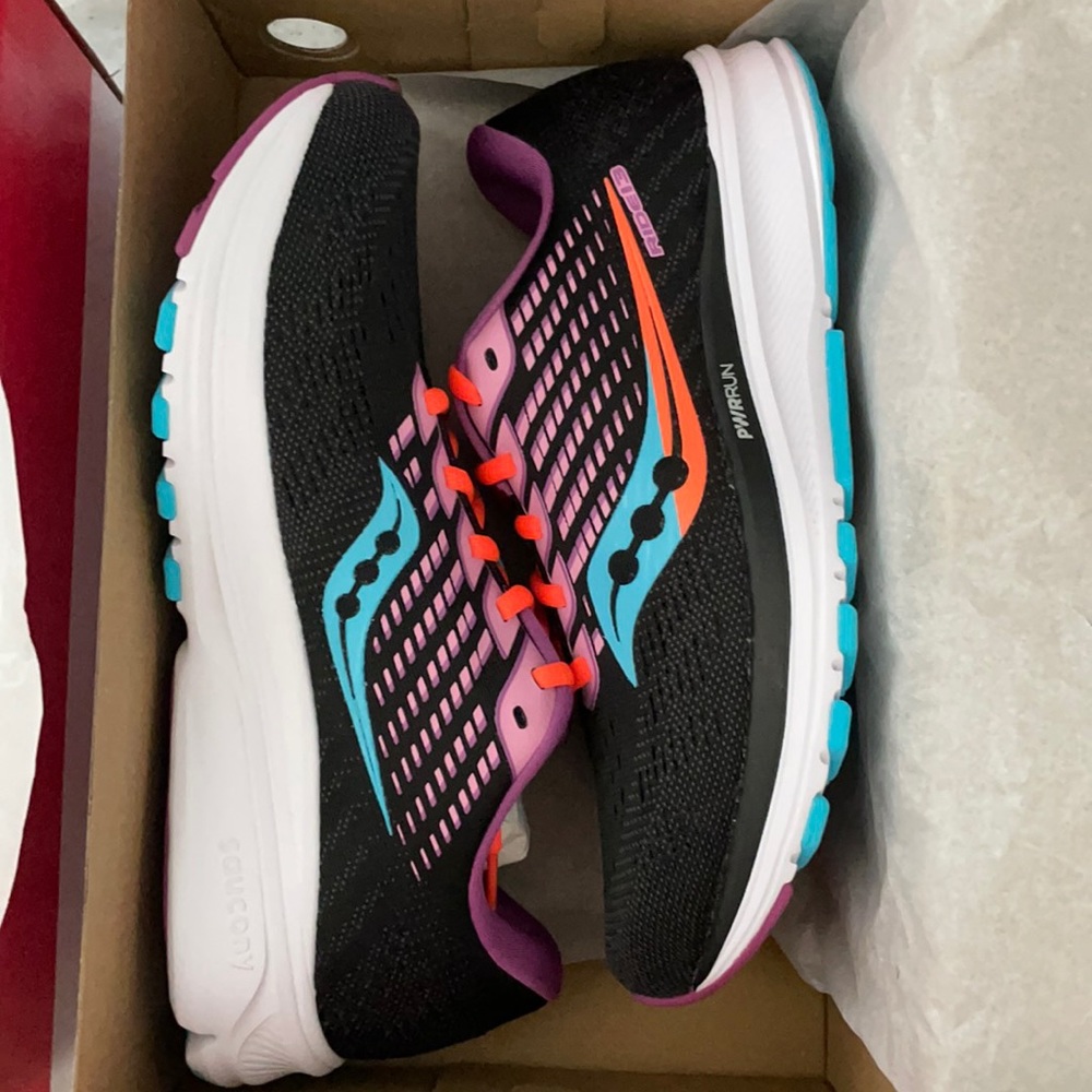 Women’s Saucony Ride 13 Future Black/Noir, Size 9